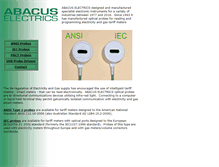 Tablet Screenshot of abacuselectrics.com